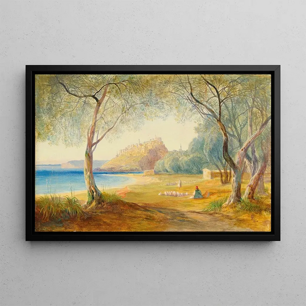 Monastir, Albanien - Edward Lear — inramlat konstverk på väggen