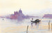 Santa Maria della Salute från Bacino, Venedig - Edward Lear — vy av konstverket