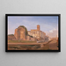 Temple de Vénus et Rome Rome - Edward Lear — inramlat konstverk på väggen