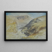 La gorge à Suk Wady Barada, Libanon (konflikt av cas) - Edward Lear — inramlat konstverk på väggen