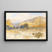 Wadi Tayibeh, Egypten - Edward Lear — inramlat konstverk på väggen