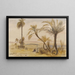 Wadi Halfa, Egypten - Edward Lear — inramlat konstverk på väggen