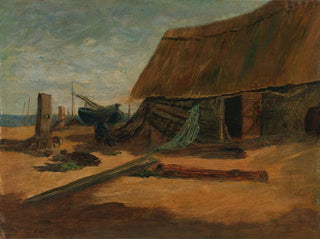 Edward Mitchell Bannister - Fishing Shacks.webp