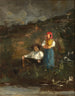 Repos - Edward Mitchell Bannister — vy av konstverket