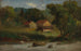 en klippig gård i Newport - Edward Mitchell Bannister — vy av konstverket