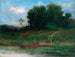 L'atterrissage à la ferme - Edward Mitchell Bannister — vy av konstverket