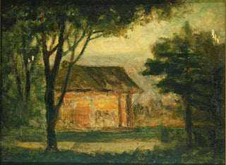 La vieille maison familiale - Edward Mitchell Bannister — vy av konstverket