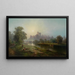 Vue du château de Windsor - Edward Moran — inramlat konstverk på väggen
