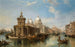 L'Église de la Salute, Venise - Edward Pritchett — vy av konstverket