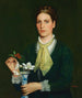 Portrait av Elizabeth Webb - Edward Robert Hughes — vy av konstverket
