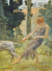 La transformation de Callisto - Edward Robert Hughes — vy av konstverket
