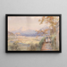 Vue sur la ville de Salzbourg - Edward Theodore Compton — inramlat konstverk på väggen