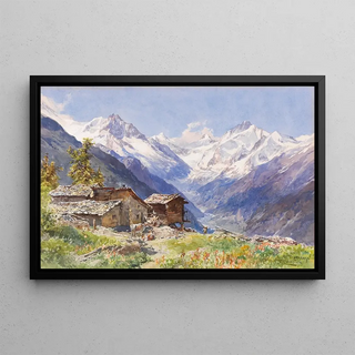 Edward Theodore Compton - Die Alpe Barneuza Wallis.webp