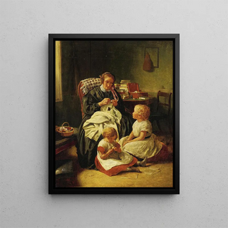 Edward Thompson Davis - An Afternoon With Grandma.webp