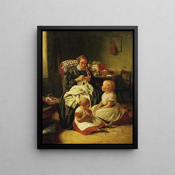 Edward Thompson Davis - An Afternoon With Grandma.webp