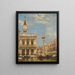 La Piazzetta de Saint Marc Venise - Edward William Cooke — inramlat konstverk på väggen