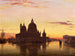 Venise, Santa Maria della Salute vid solnedgången - Edward William Cooke — vy av konstverket