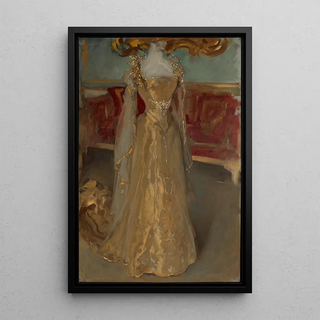 Edwin Austin Abbey - Drapery Study of Queen Alexandras Dress for The Coronation of King Edward VII.webp