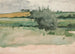 Landskapsbild av fält - Edwin Austin Abbey — vy av konstverket