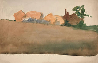 Edwin Austin Abbey - Landscape with houses in distance.webp