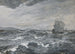 Landskapsmålning med segelbåt - Edwin Austin Abbey — vy av konstverket