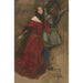 Reproduktion av målningen Oidentifierad scen från Hamlet eller Macbeth - Edwin Austin Abbey