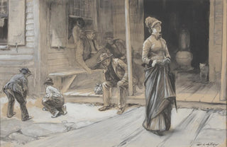 Edwin Austin Abbey - With Pride Upon Her Brow.webp