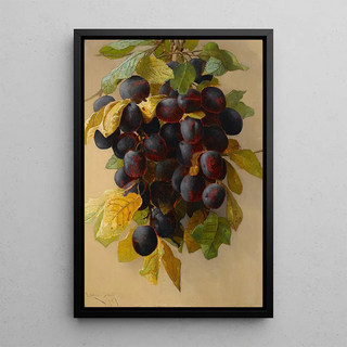 Edwin Deakin - A still life with plums.webp