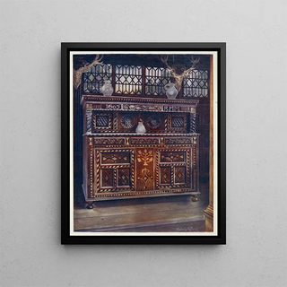 Edwin Foley - Carved and inlaid oak court cupboard.webp