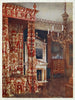 Lit Queen Anne Commode sur pied Chandelier en bois - Edwin Foley — vy av konstverket