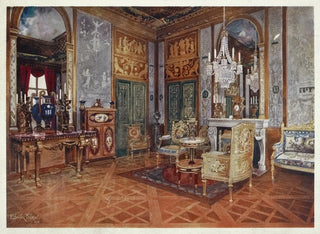 drottning Marie-Antoinettes musiksal, Fontainebleau slott, Frankrike - Edwin Foley — vy av konstverket