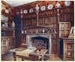 L studie lambrissée à Groombridge Place, Kent - Edwin Foley — vy av konstverket