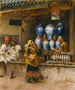 En parfymbutik i Bombay - Edwin Lord Weeks — vy av konstverket