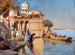 Le long des ghâts de Mathura - Edwin Lord Weeks — vy av konstverket
