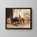 Vendeur de chevaux persans à Bombay - Edwin Lord Weeks — inramlat konstverk på väggen
