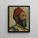 Portrait av en turkisk man - Edwin Lord Weeks — inramlat konstverk på väggen