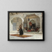 Le Nautch - Edwin Lord Weeks — inramlat konstverk på väggen