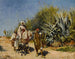La Procession - Edwin Lord Weeks — vy av konstverket
