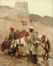 Voyager en Perse - Edwin Lord Weeks — vy av konstverket