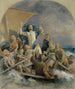 Le Christ déclenche une tempête - Eero Järnefelt — vy av konstverket