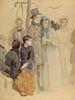 Festival de la flore à Kumthti, étude sur le terrain - Eero Järnefelt — vy av konstverket