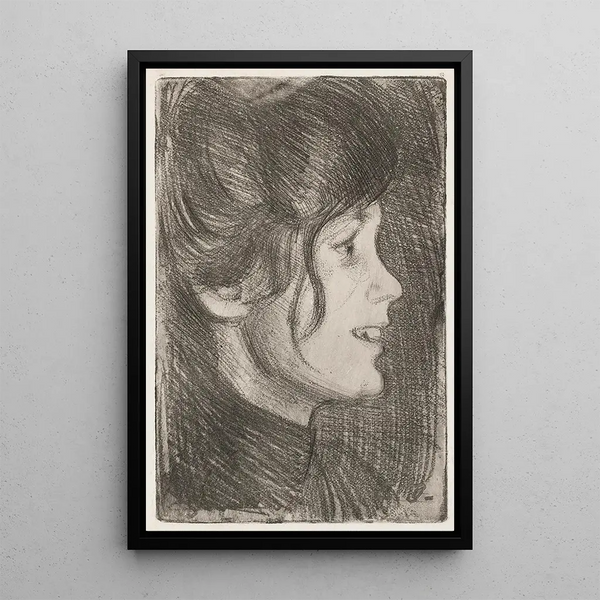 Eero Jrnefelt - Portrait Of A Young Woman.webp