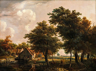 Egbert van Drielst - Landscape with watermill.webp