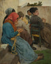 Les tresseurs de paille - Egisto Ferroni — vy av konstverket