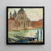 kyrka i Venedig - Carl Moll — inramlat konstverk på väggen