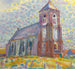 kyrka i Zoutelande - Piet Mondrian — vy av konstverket