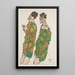 Devotion - Egon Schiele — inramlat konstverk på väggen