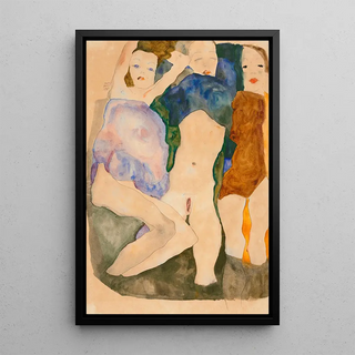 Egon Schiele - Drei Mdchen.webp