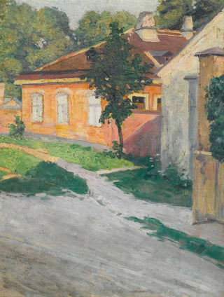 Egon Schiele - Haus In Htteldorf House In Htteldorf.webp