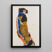 Moa - Egon Schiele — inramlat konstverk på väggen